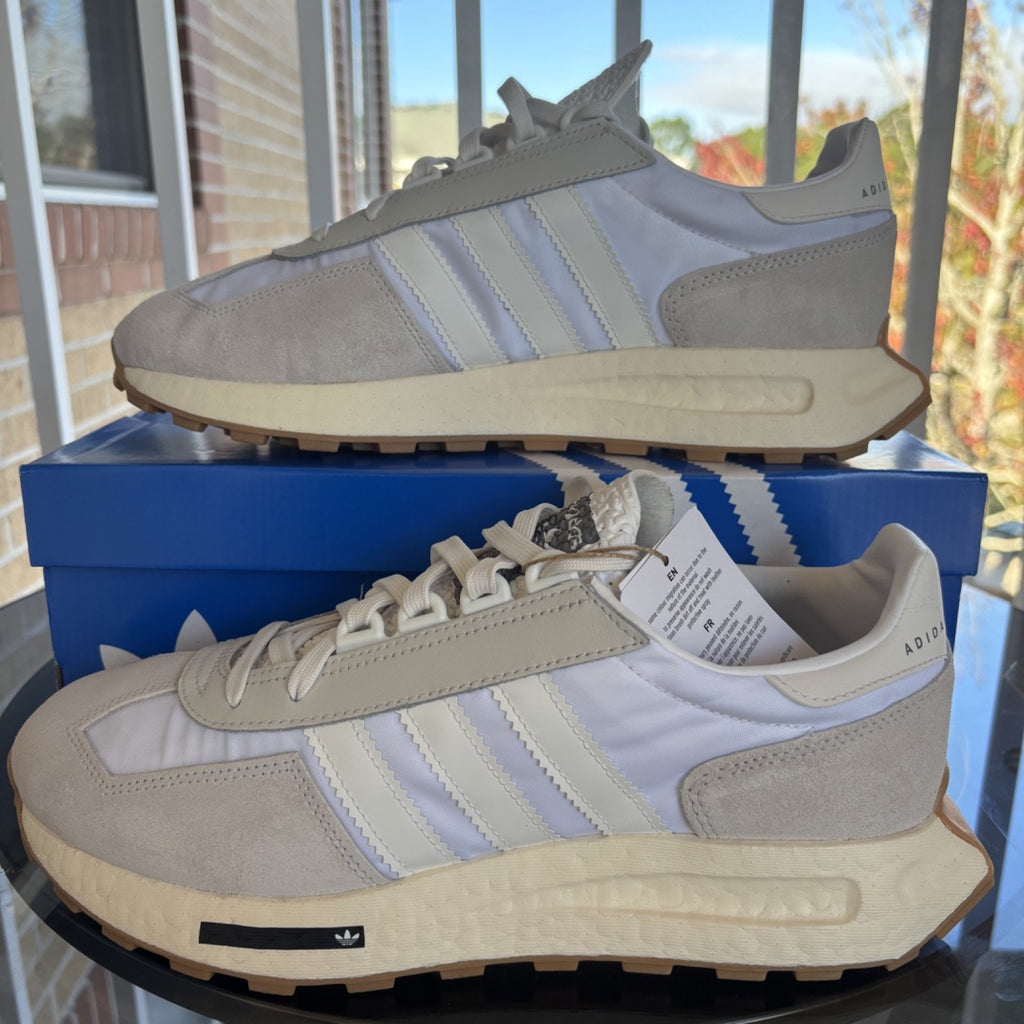 Adidas Retropy E5 Shoes White Gum Lifestyle Casual Sneakers H03075 Mens Sizes