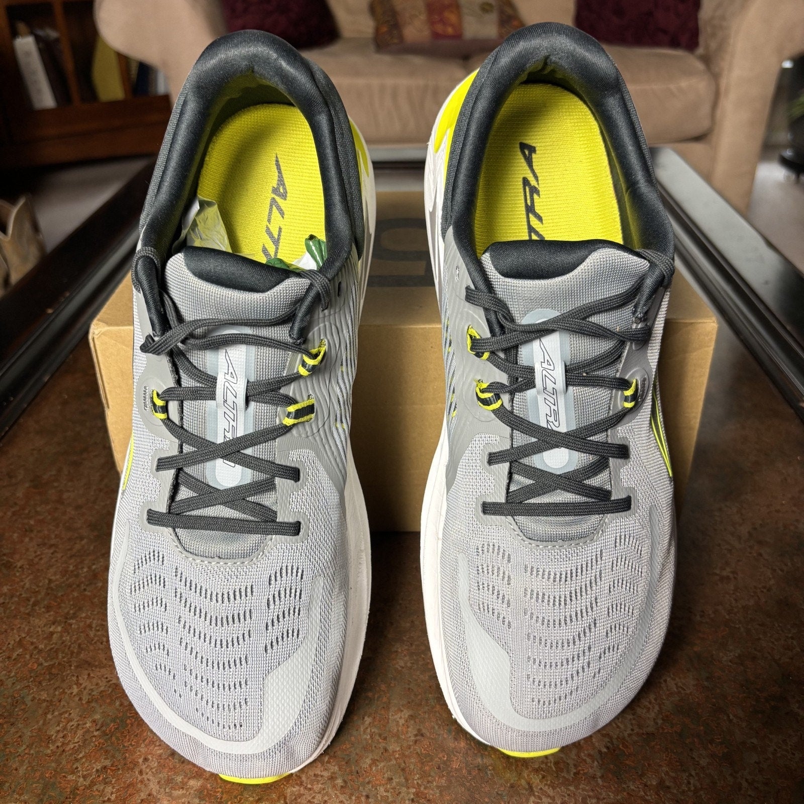 Altra Paradigm 7 Shoes Mens Size 12 Grey Road Running Athletic Zero Drop Sneaker