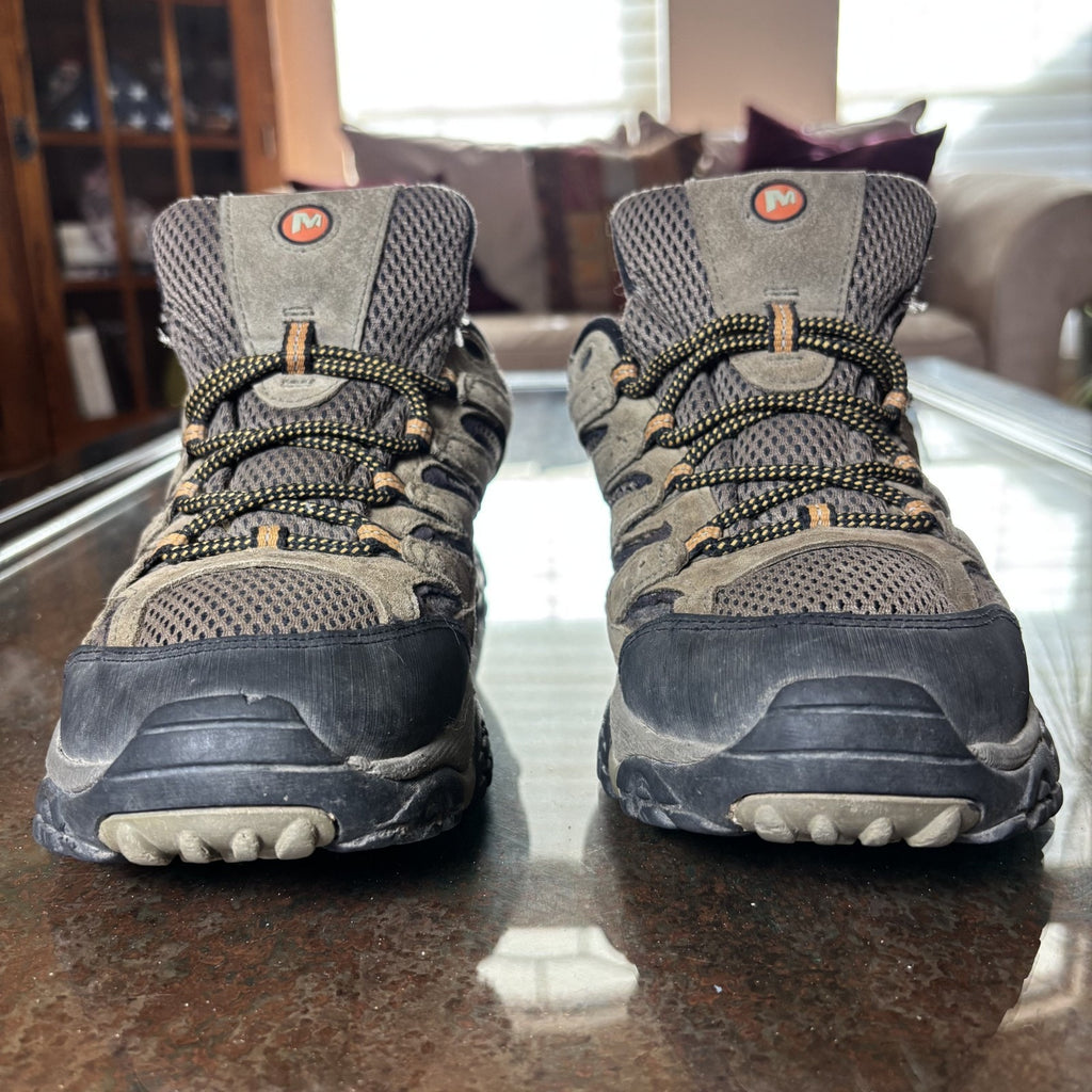 Merrell Moab 2 Ventilator Shoes Mens Size 9 Brown Trail Hiking Outdoor Sneakers