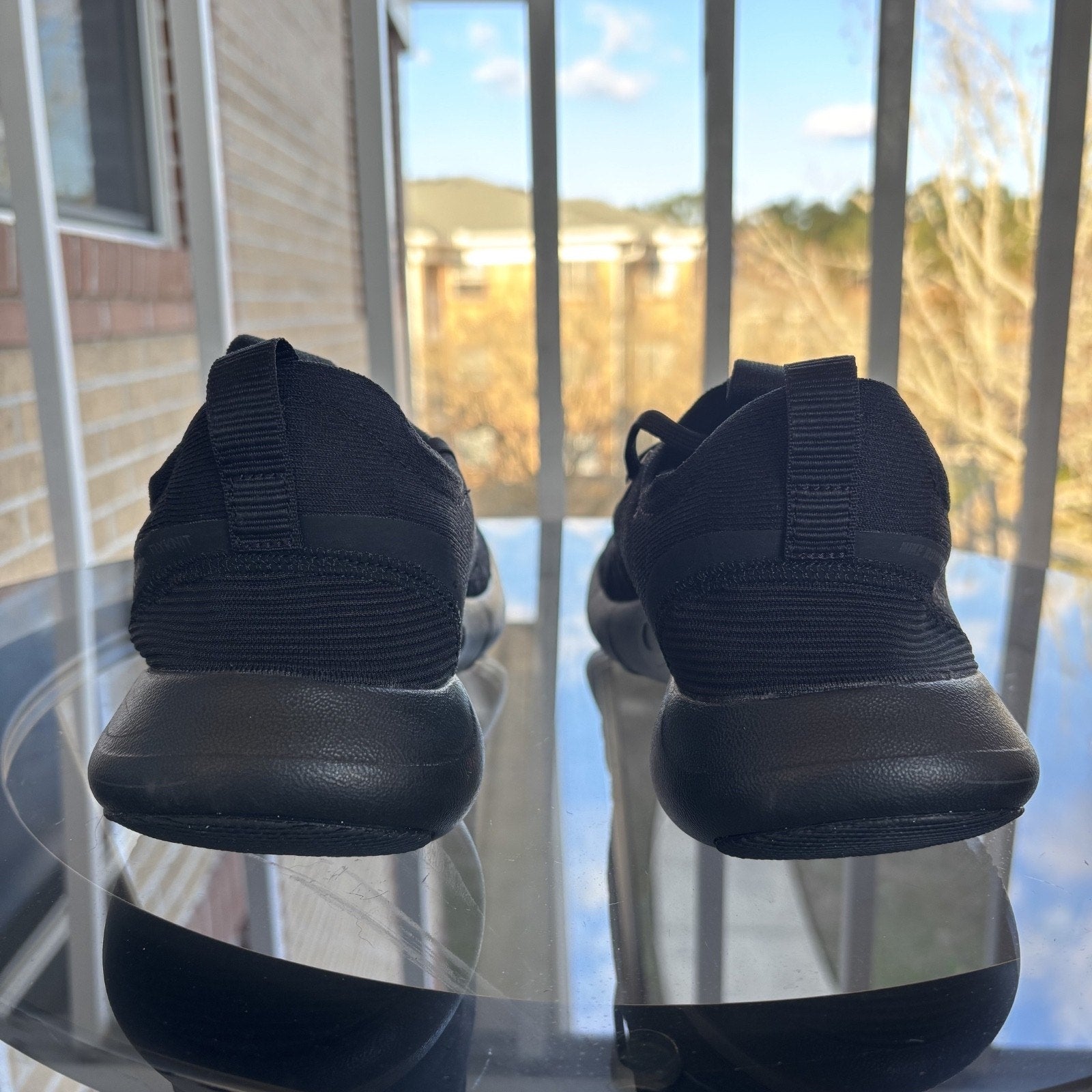 Nike Free RN FK Next Nature Shoes Athletic Gym Triple Black FB1276-001 Mens Size