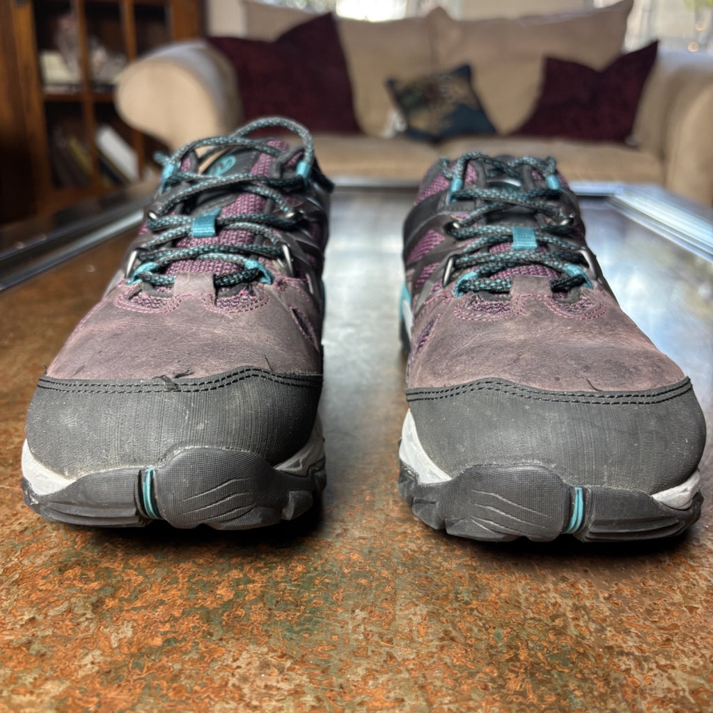 Merrell All Out Blaze 2 Hiking Shoes Womens Size 9 Purple Trail Outdoor Sneakers