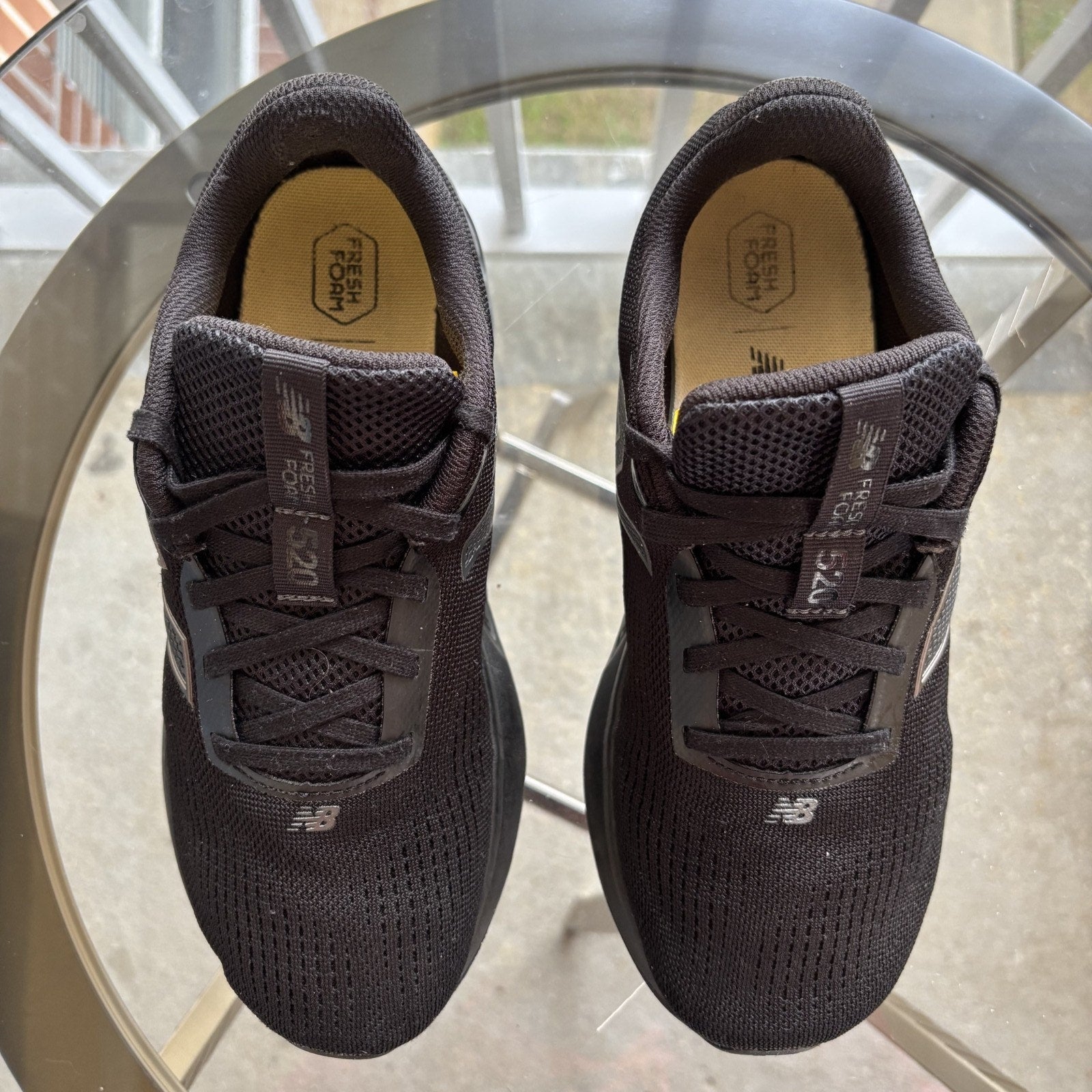 New Balance Fresh Foam 520 v9 Shoes Men's Sz 7.5 Black Road Running Gym Sneakers