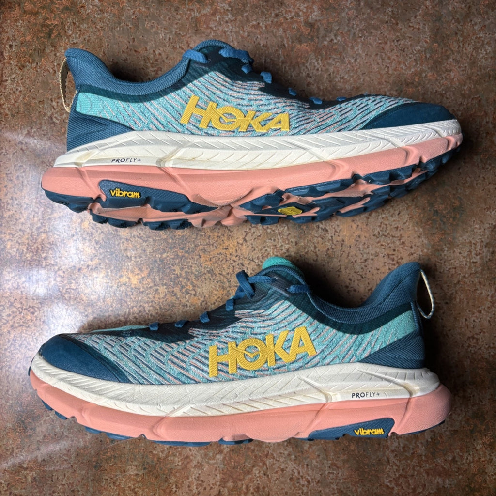 Hoka One One Mafate Speed Shoes Womens Sz 11 B Multicolor Trail Running Sneakers