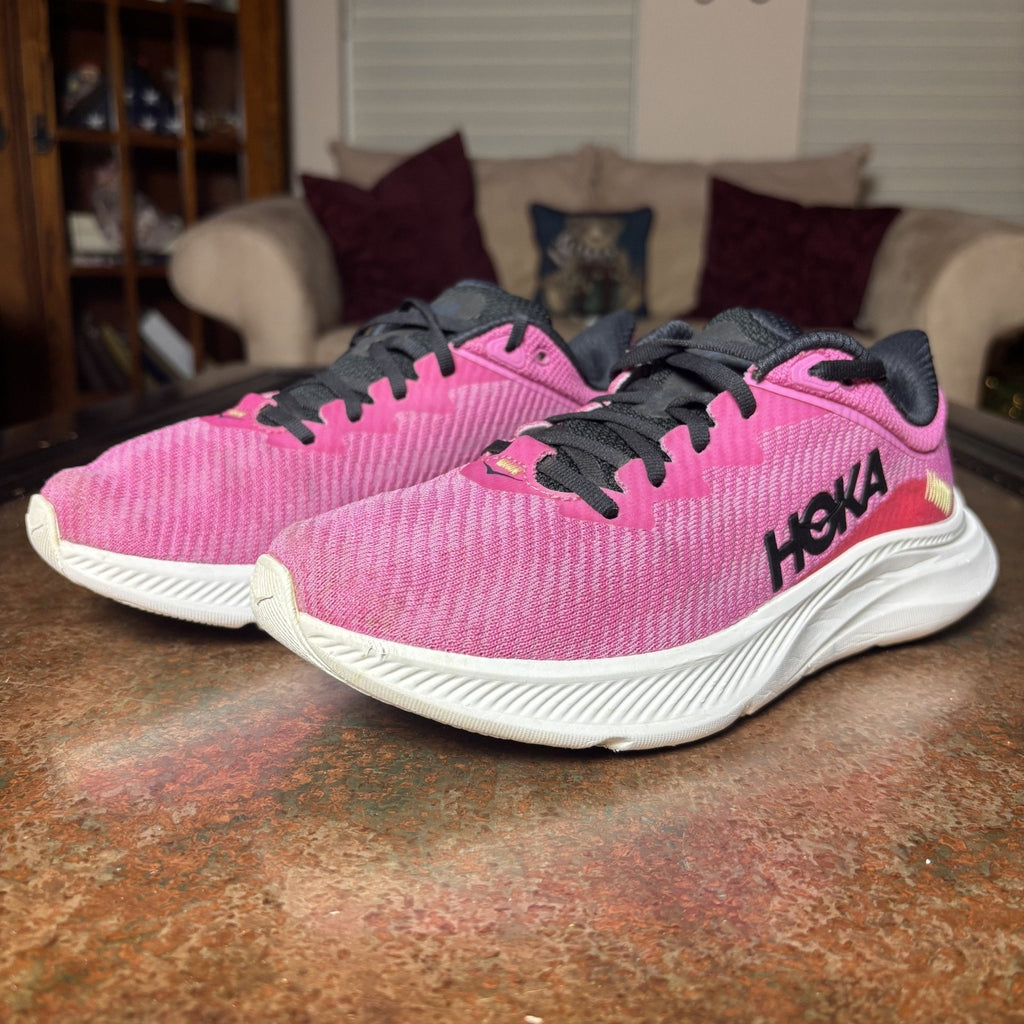Hoka One One Solimar Shoes Womens Size 8 Pink Road Running Athletic Gym Sneakers