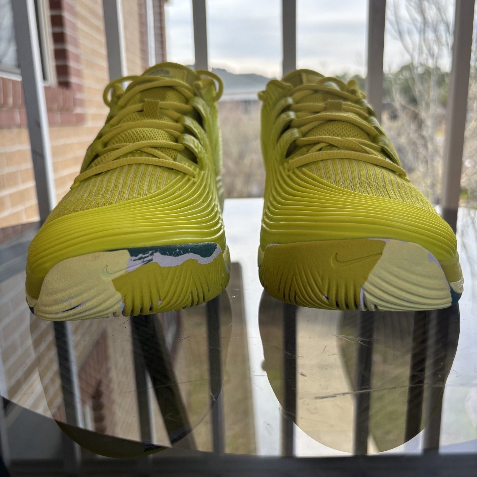 Nike Court Air Zoom Vapor 12 Premium HC Tennis Shoes Men's Size 13 High Voltage