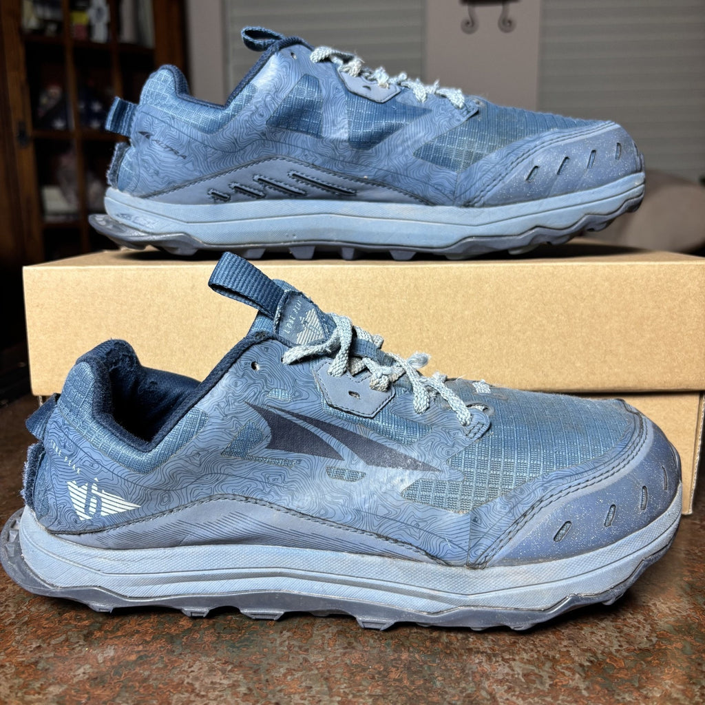 Altra Lone Peak 6 Shoes Women's Size 9.5 Wide Blue Trail Hiking Running Sneakers