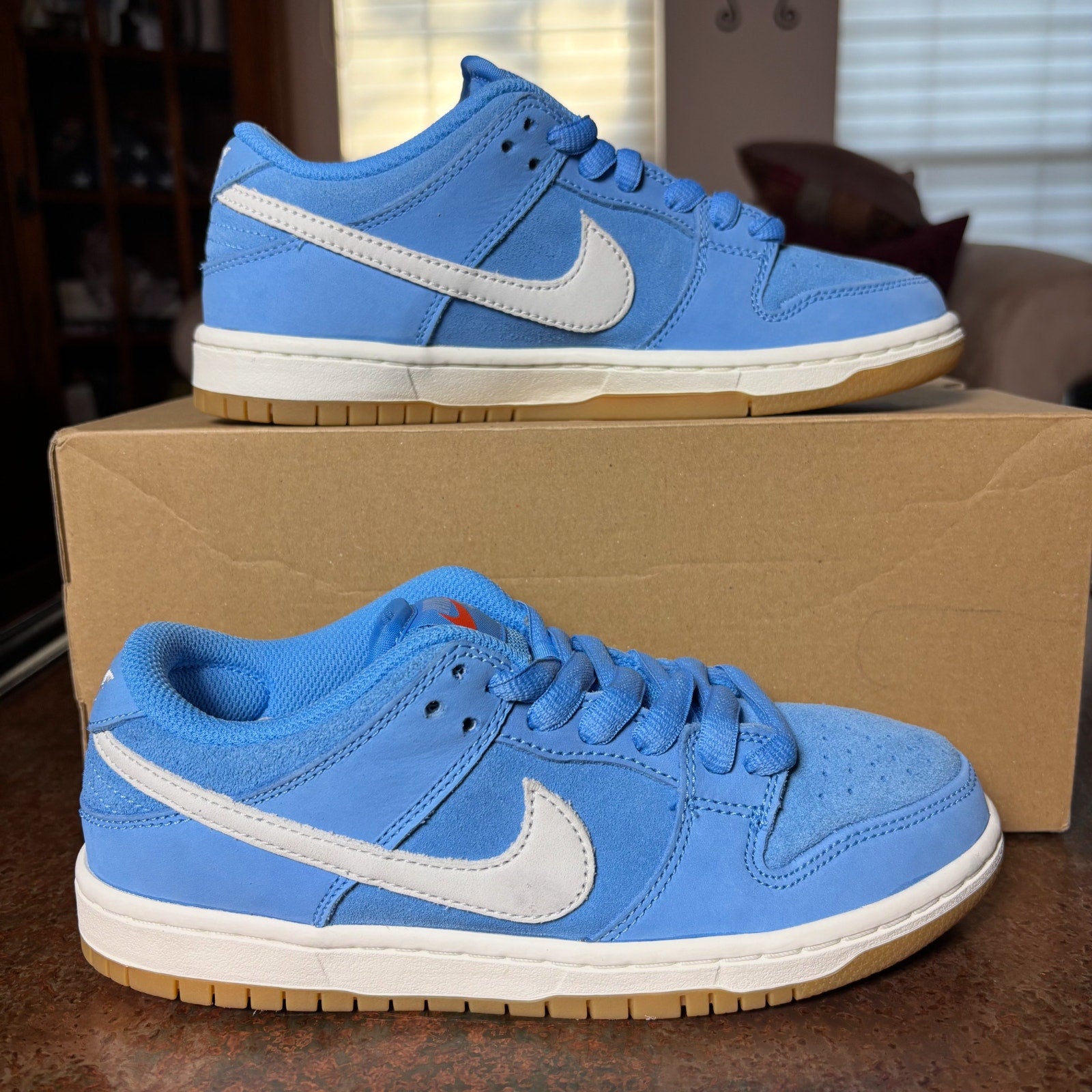 Nike SB Dunk Low Pro University Blue Gum Lifestyle Shoes Sneakers Women's Sizes