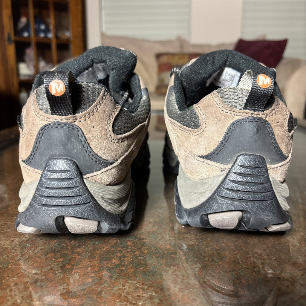 Merrell Moab 3 Shoes Mens 11.5 Wide Brown Trail Hiking Outdoor Waterproof Boots