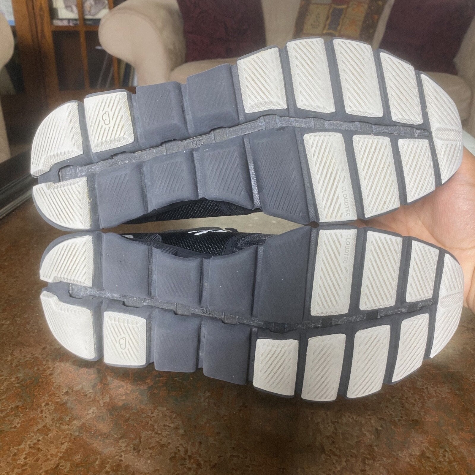 On Cloud X 3 Shoes Women's Size 9.5 Black Athletic Running Walking Gym Sneakers