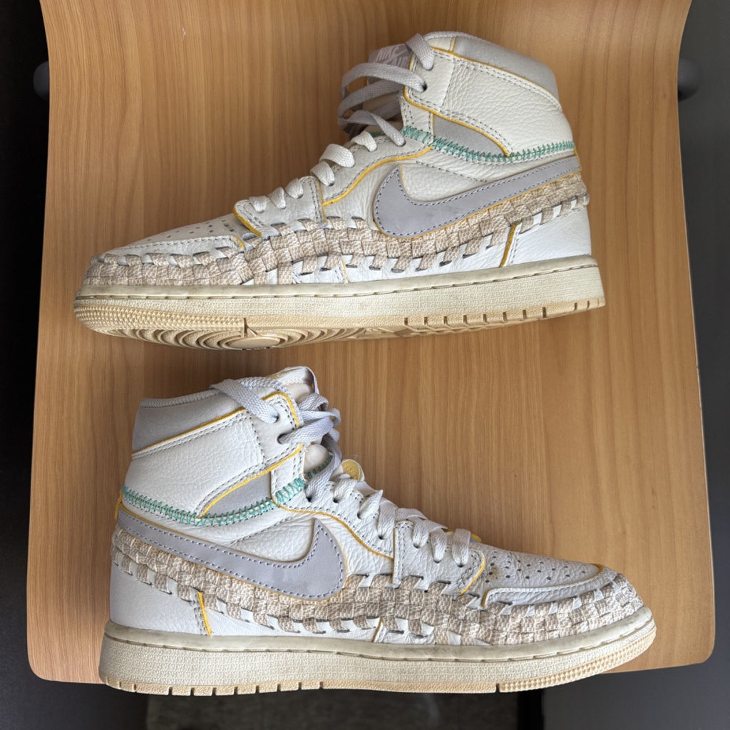 Jordan 1 Retro High OG SP Union Bephies Beauty Supply Sneakers Womens 6.5 White