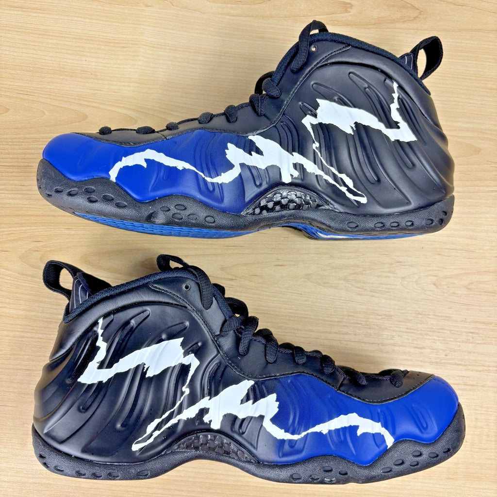Nike Air Foamposite One Sneakers Mens Size 8 Black Blue 1996 All-Star Game Shoes