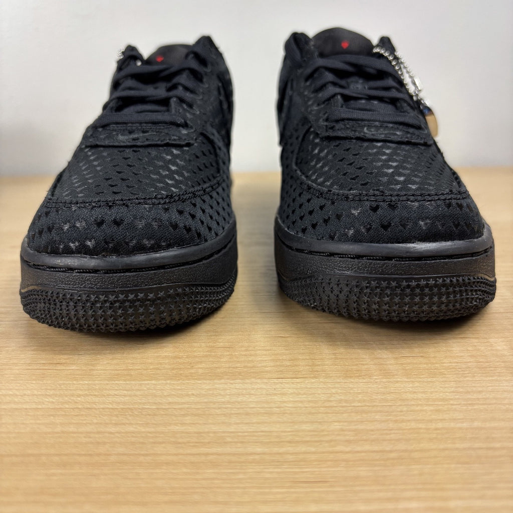 Nike Air Force 1 Low Valentine's Day Sneakers Women's Size 8.5 Black Lifestyle