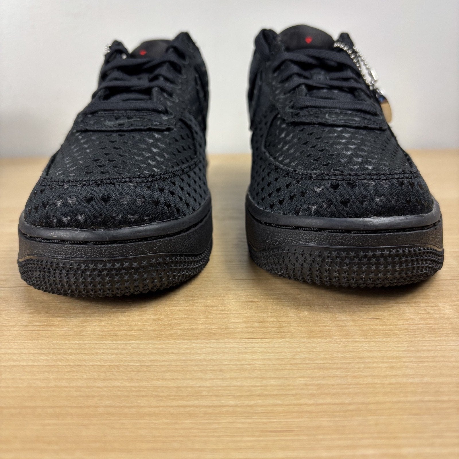 Nike Air Force 1 Low Valentine's Day Sneakers Women's Size 8.5 Black Lifestyle