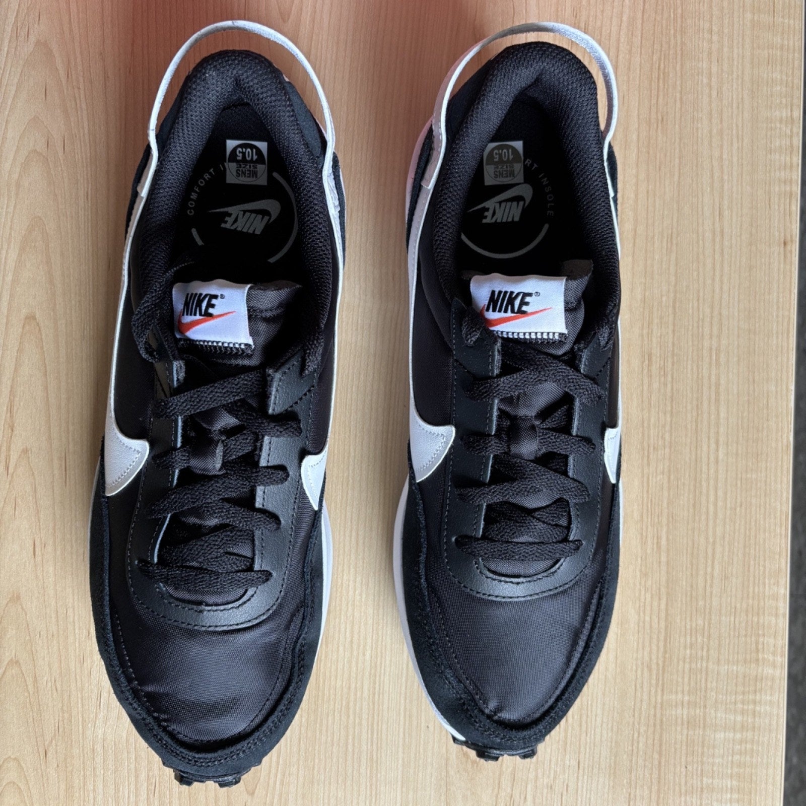 Nike Waffle Debut Shoes Black White Lifestyle Gym Sneakers DH9522-001 Mens Sizes