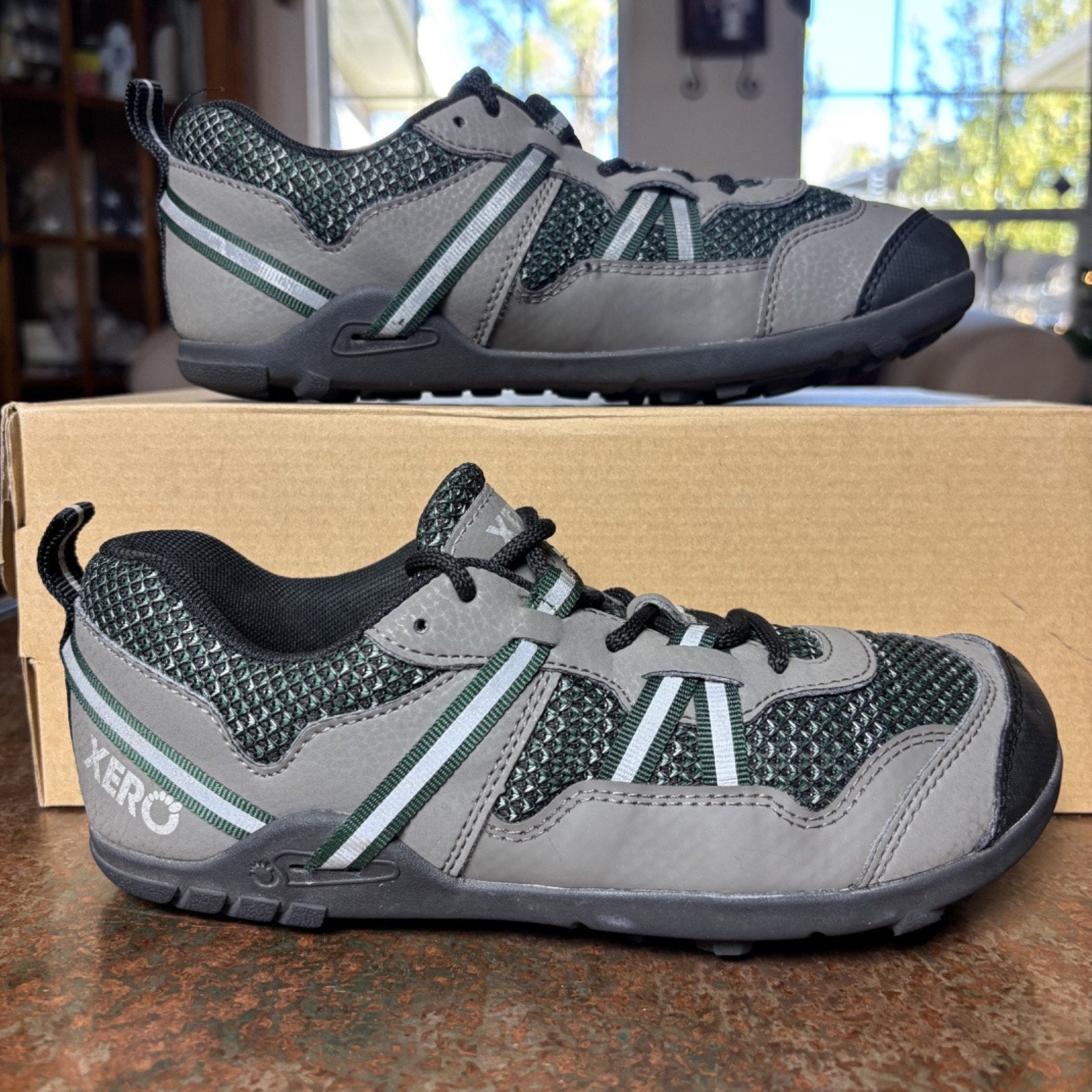 Xero Terraflex II Shoes Women's Size 6.5 Grey Trail Hiking Minimalist Barefoot