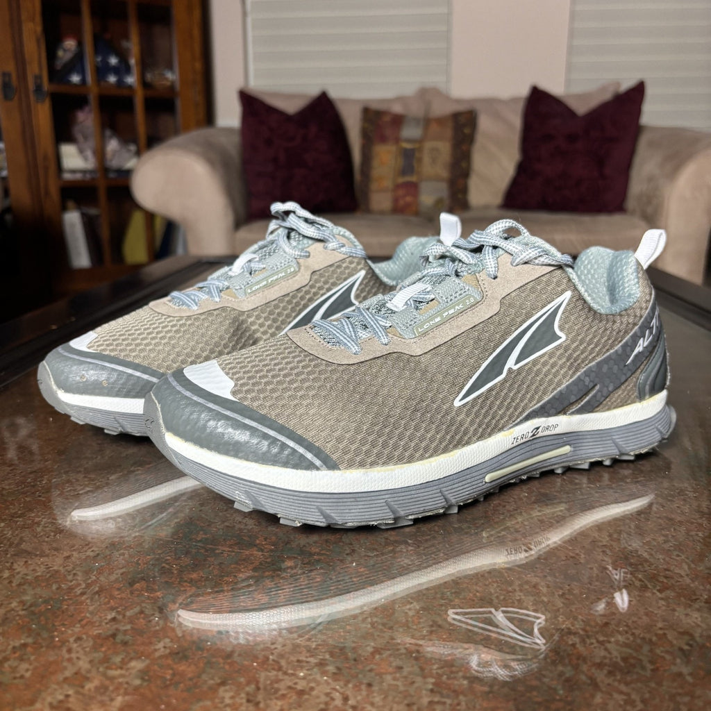 Altra Lone Peak 2.0 Shoes Women's Size 10 Grey Trail Running Athletic Zero Drop