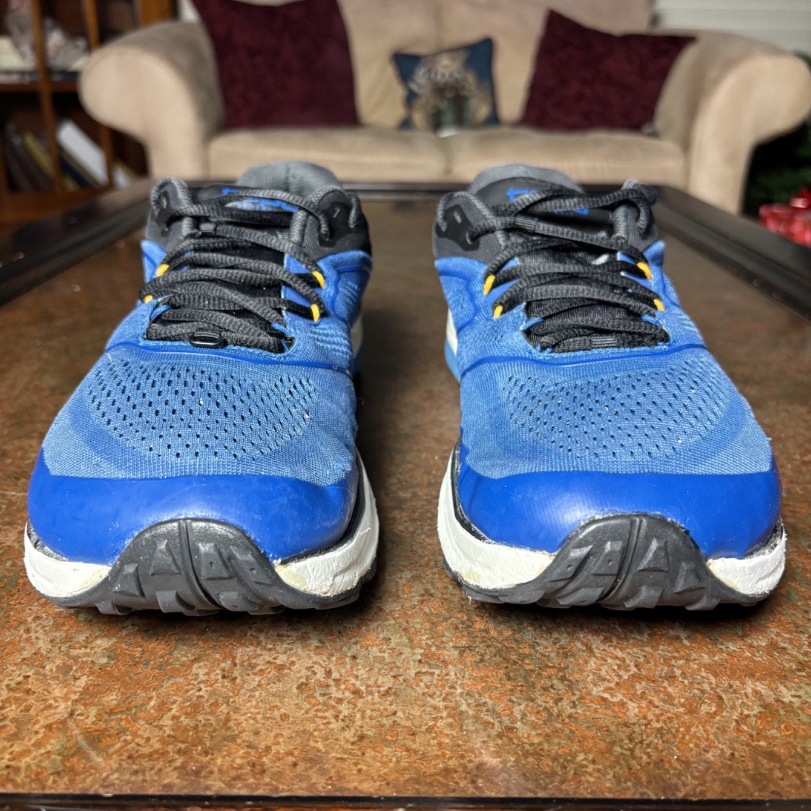 Topo Athletic Ultraventure 2 Shoes Mens 11.5 Blue Trail Hiking Outdoor Sneakers