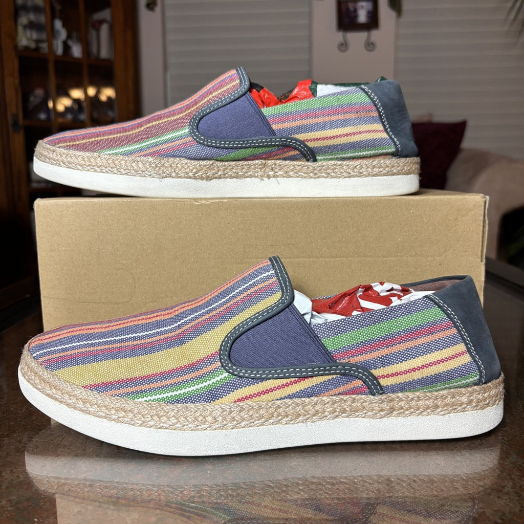 Ugg Wilton Espadrille Shoes Men Size 11 Colorful Slip On Loafers Casual Canvas