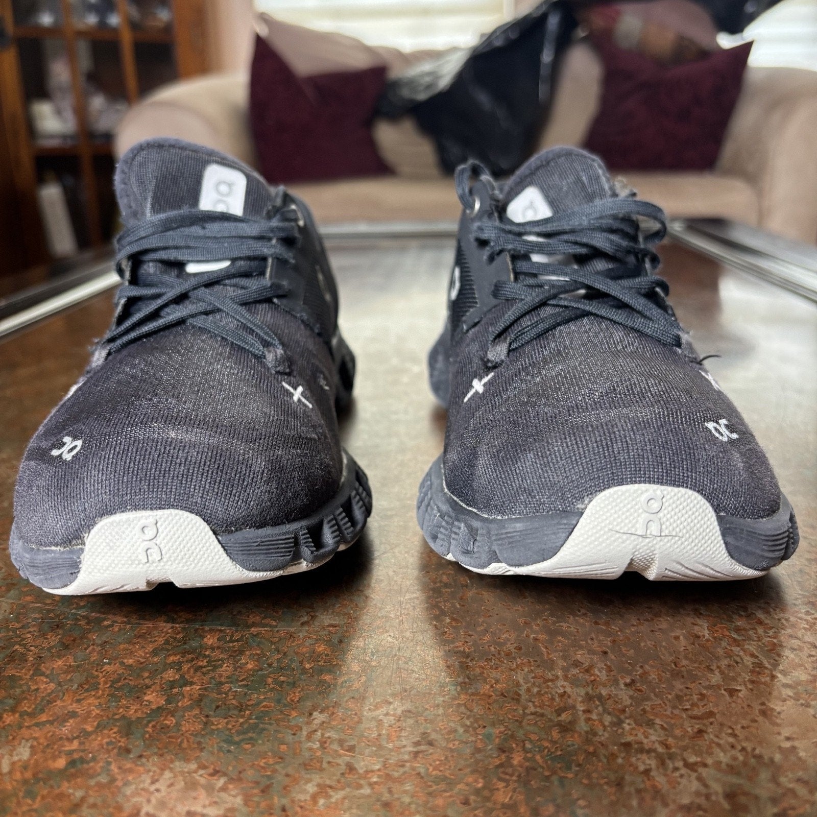 On Running Cloud X 3 Shoes Women's Size 9.5 Black Road Running Athletic Sneakers