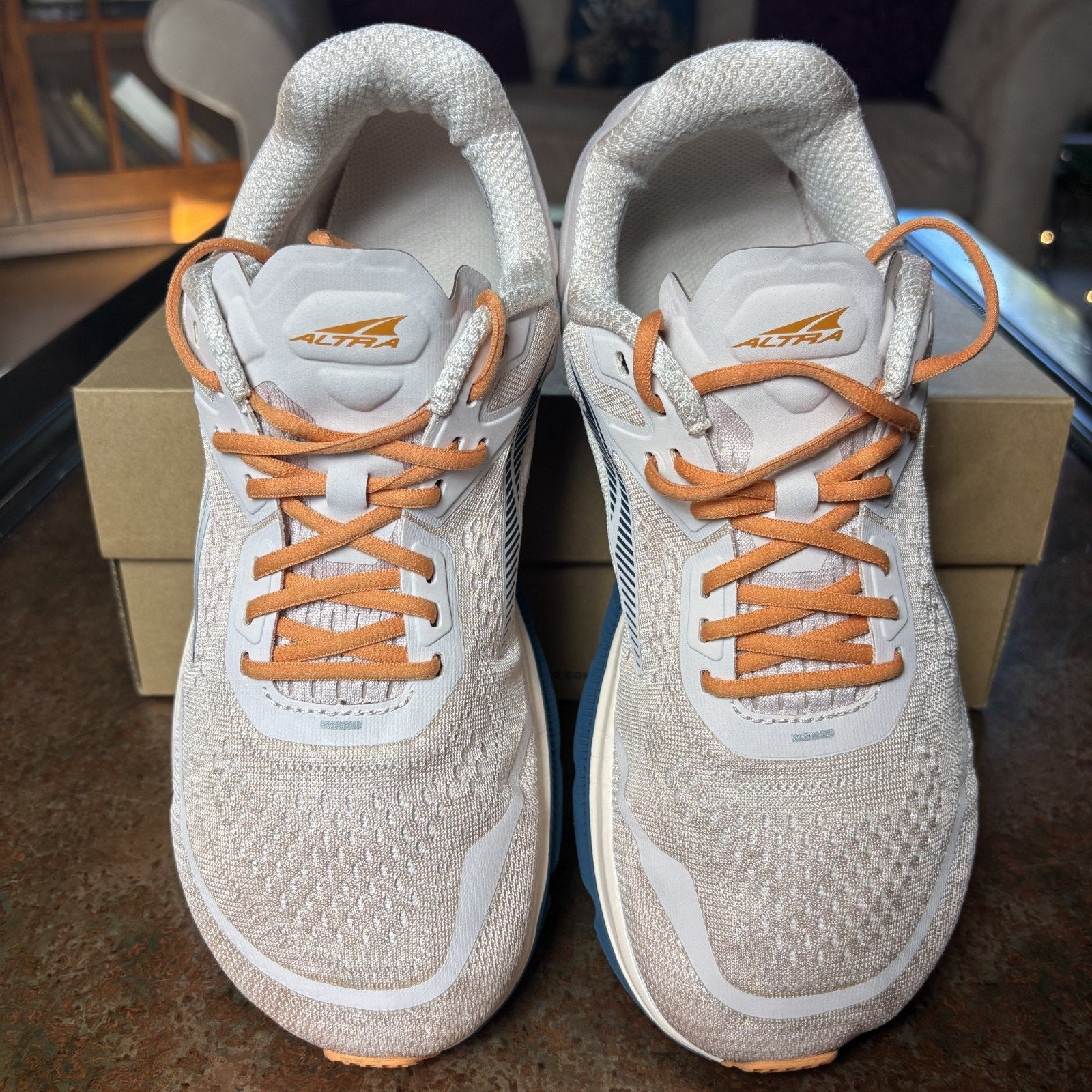 Altra Torin 5 Shoes Women's 10.5 Orange Road Running Zero Drop Athletic Sneakers
