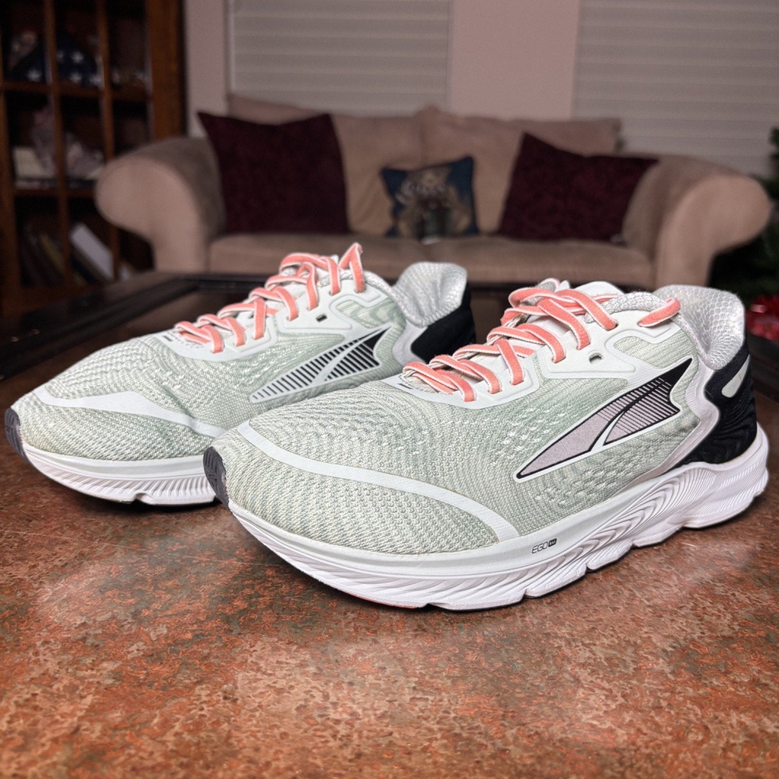 Altra Torin 5 Shoes Womens Sz 8.5 Green Athletic Road Running Footshape Sneakers
