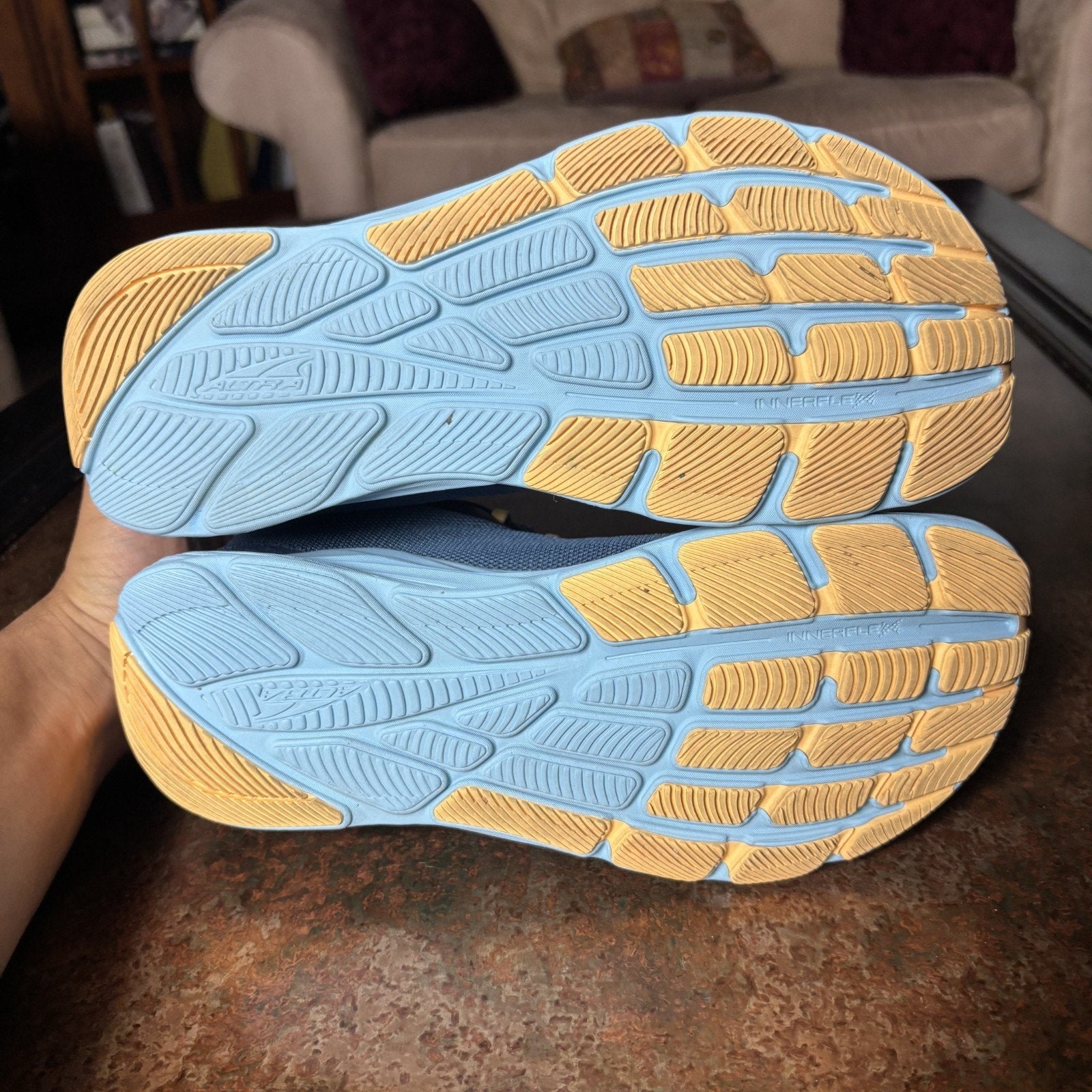 Altra Rivera 3 Shoes Womens Size 8.5 Blue Trail Running Athletic Outdoor Sneaker