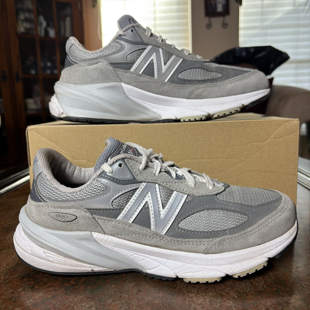 New Balance 990 V6 Shoes Women's Size 9 D Wide Grey Made In USA Comfort Sneakers