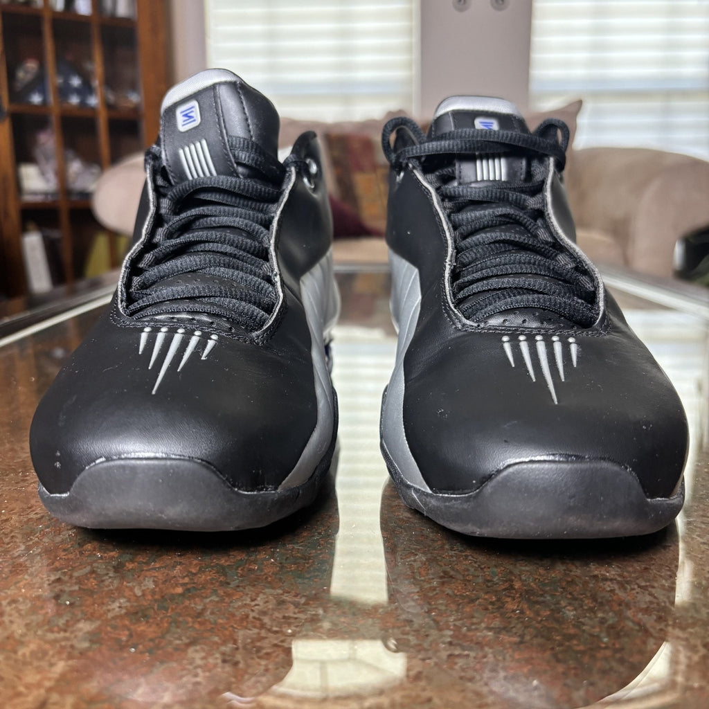 Nike Shox BB4 2019 OG Vince Carter Sneakers Men's 9 Silver Black Blue Basketball