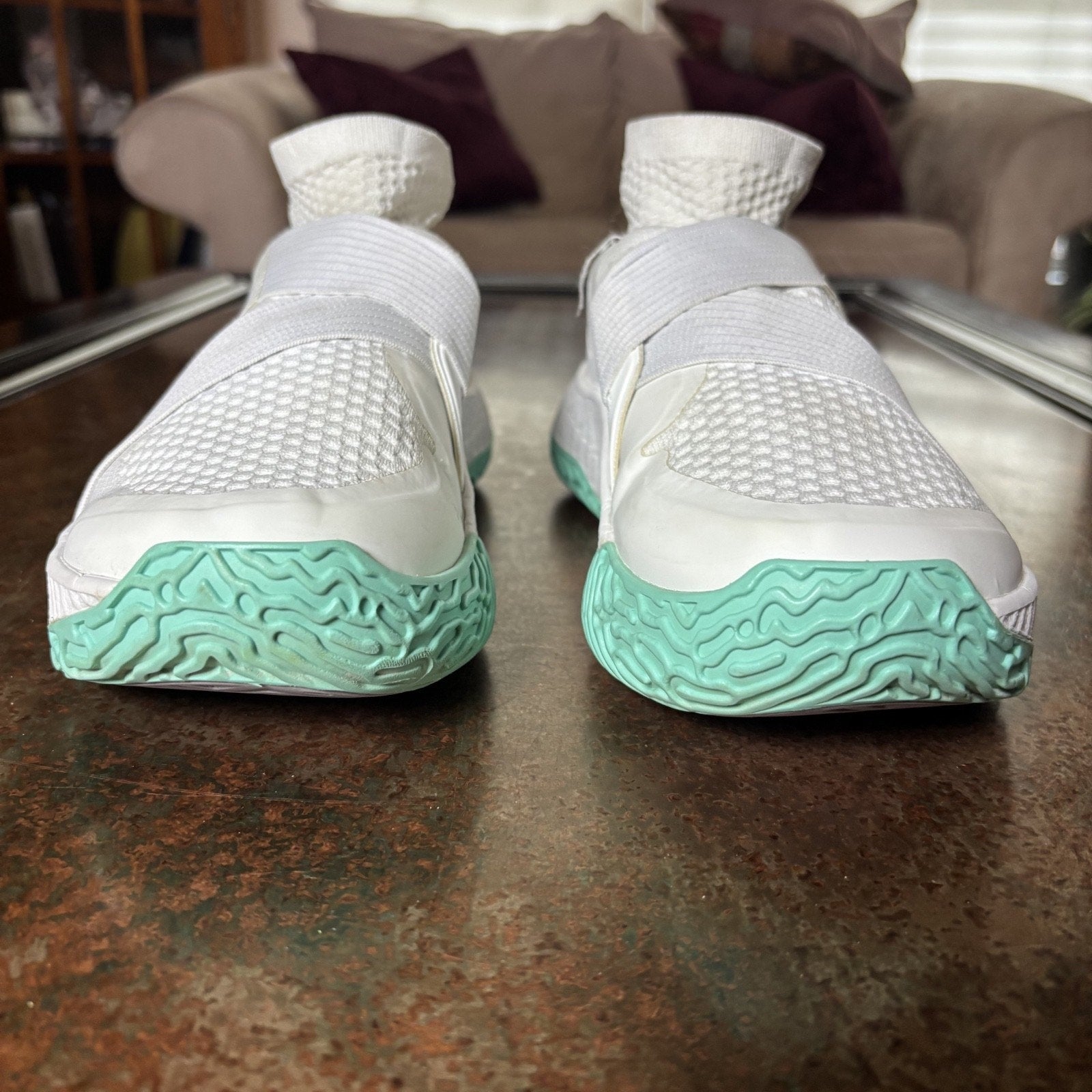 Frank Works The One Shoes Womens Size 8.5 White Tennis Pickleball Court Athletic