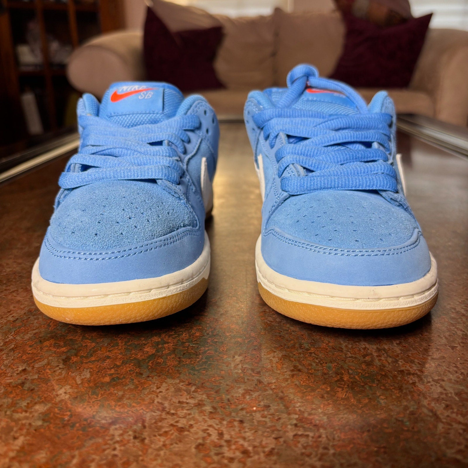 Nike SB Dunk Low Pro University Blue Gum Lifestyle Shoes Sneakers Women's Sizes