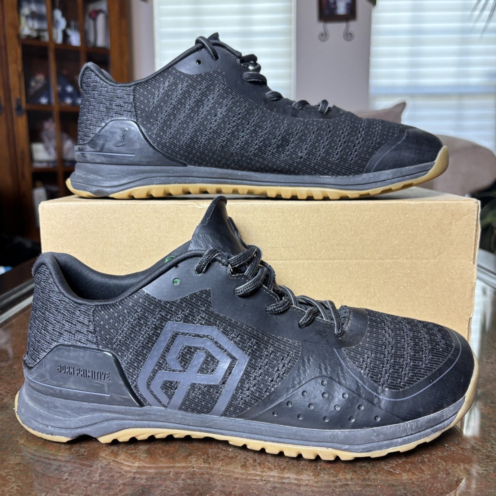 Born Primitive Savage 1 Shoes Men's 11 Black Gum Gym Training Athletic Lifting