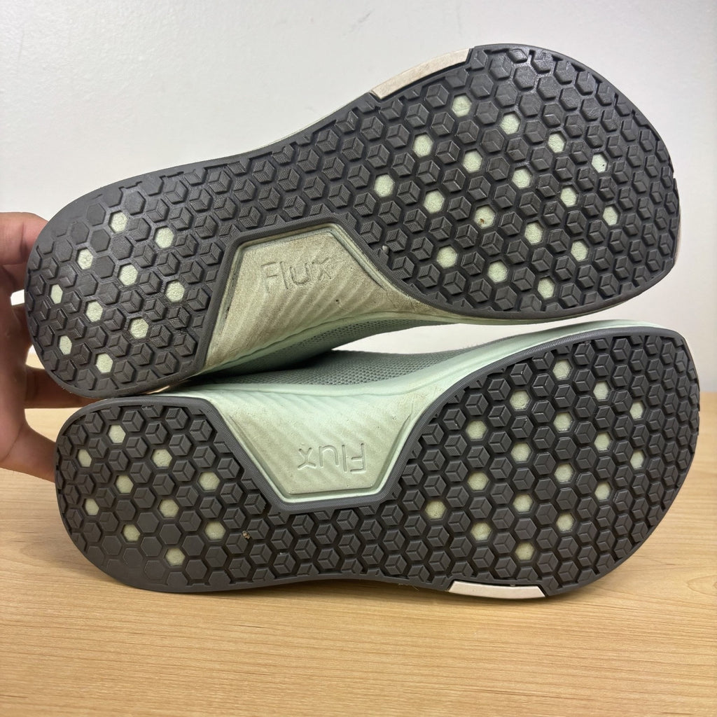 Flux Adapt Runner Shoes Women's 8.5 Green Running Athletic Training Gym Sneakers
