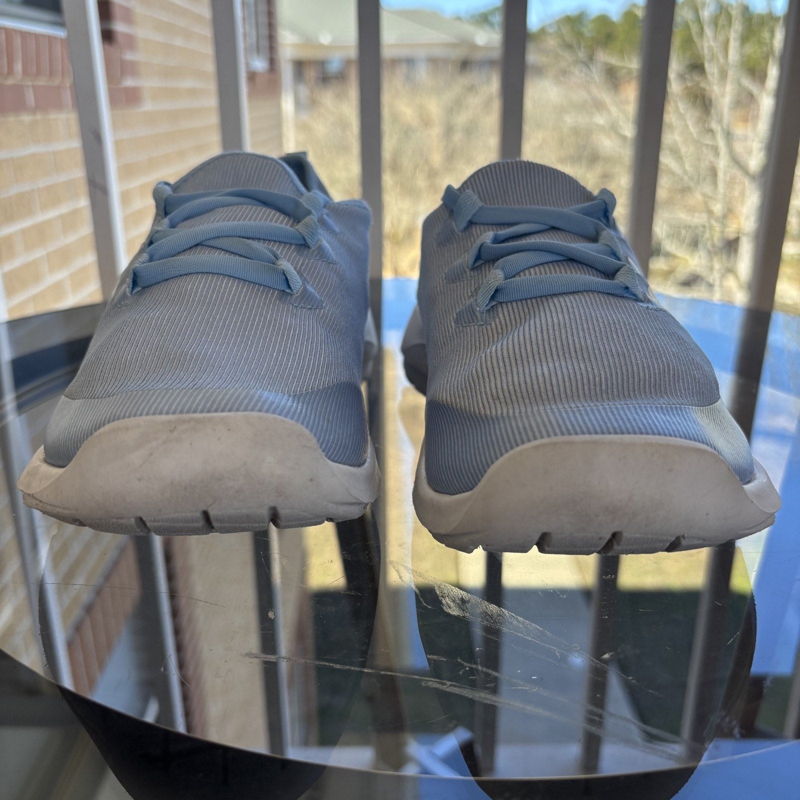 OOFOS OOmg Sport LS Shoes Women's Size 9 Blue Athletic Recovery Comfort Sneakers