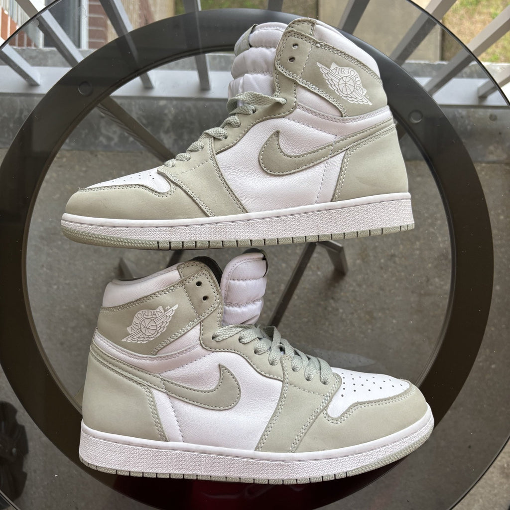 Nike Air Jordan 1 Retro OG High Seafoam Sneakers Women's Sz 10 Green White Shoes