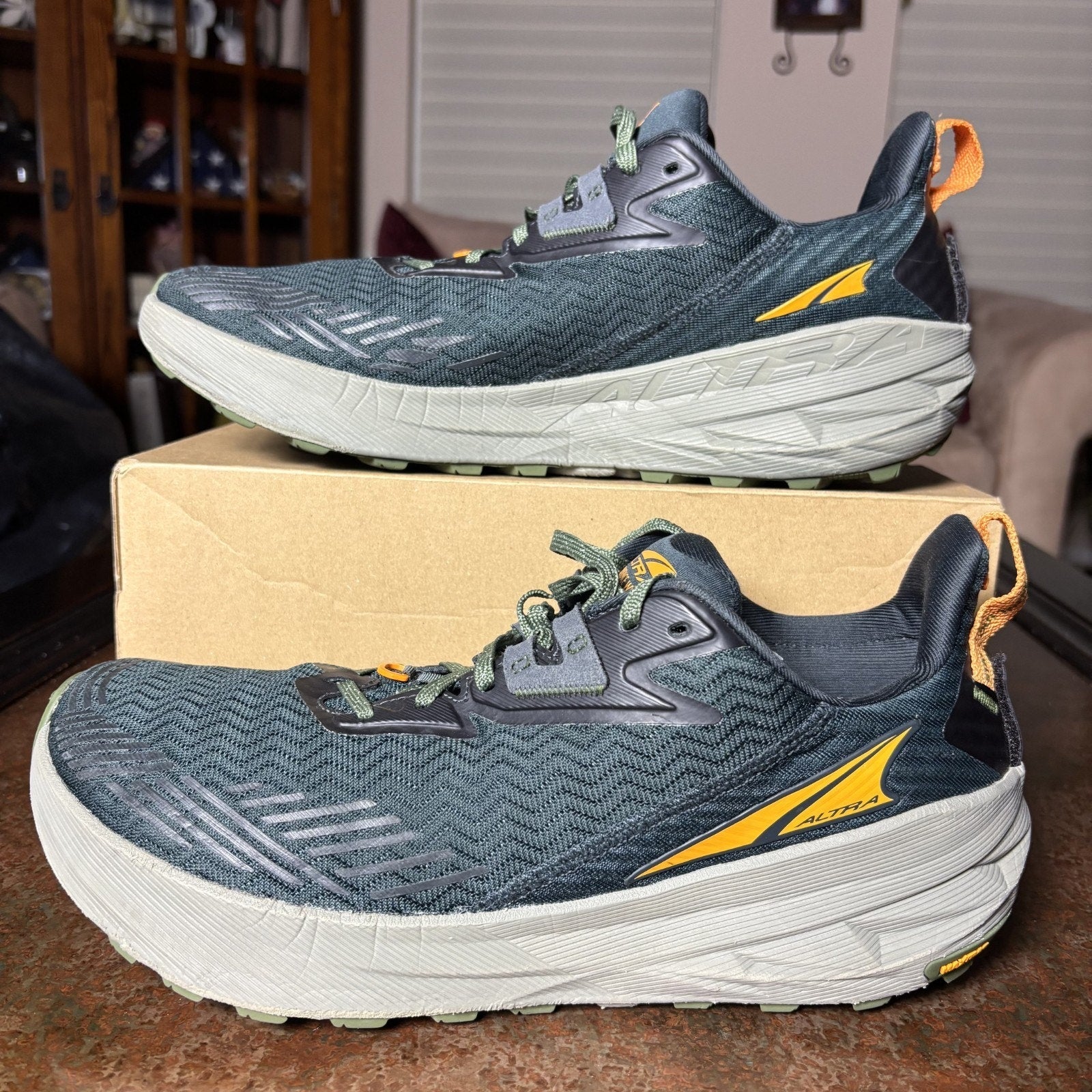 Altra Experience Wild Trail Running Shoes Mens Size 12.5 Green Athletic Sneakers