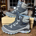 Ahnu Sugarpine Boots Women's Size 6.5 Blue Grey Trail Outdoor Waterproof Shoes