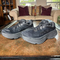 Hoka One One Bondi 8 Shoes Women's Size 9.5 Black Road Running Athletic Sneakers