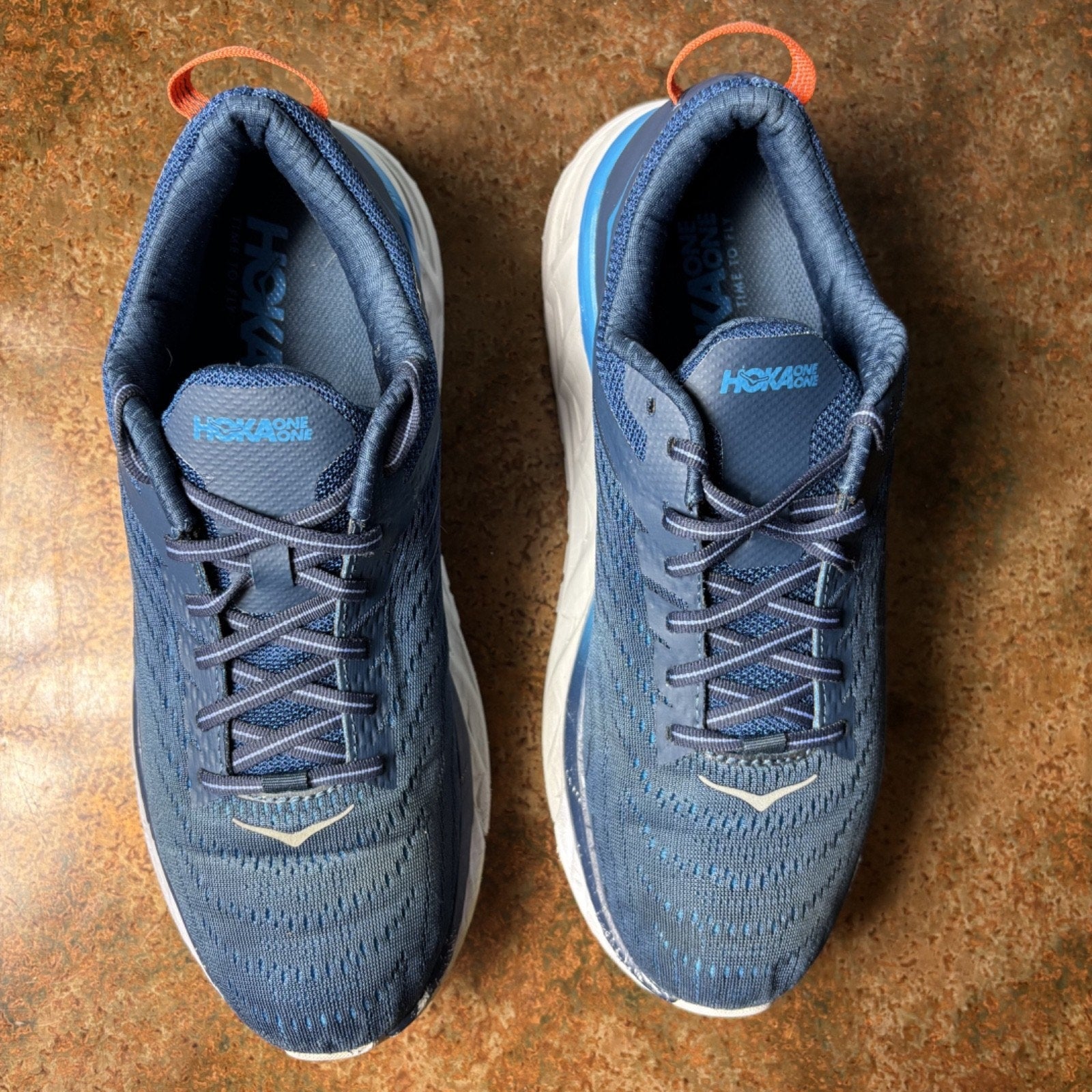 Hoka One One Arahi 4 Shoes Mens Size 10 Blue Athletic Road Running Gym Sneakers
