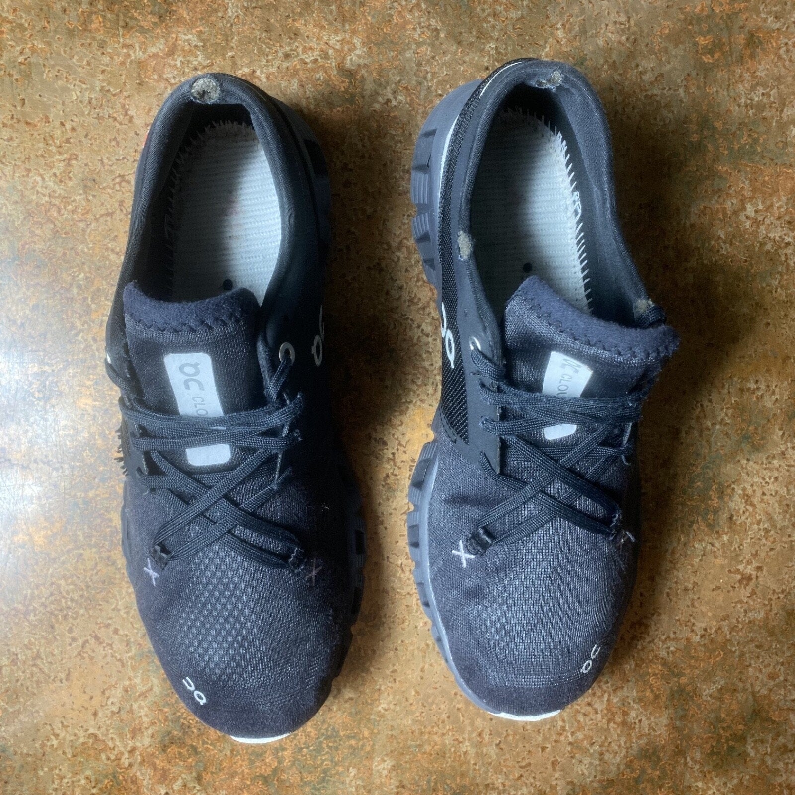 On Cloud X 3 Shoes Women's Size 9.5 Black Athletic Running Walking Gym Sneakers