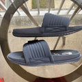 Nike Offcourt Adjust Slides Mens Size 8 Navy Blue Comfort Stap Water Slipper NEW