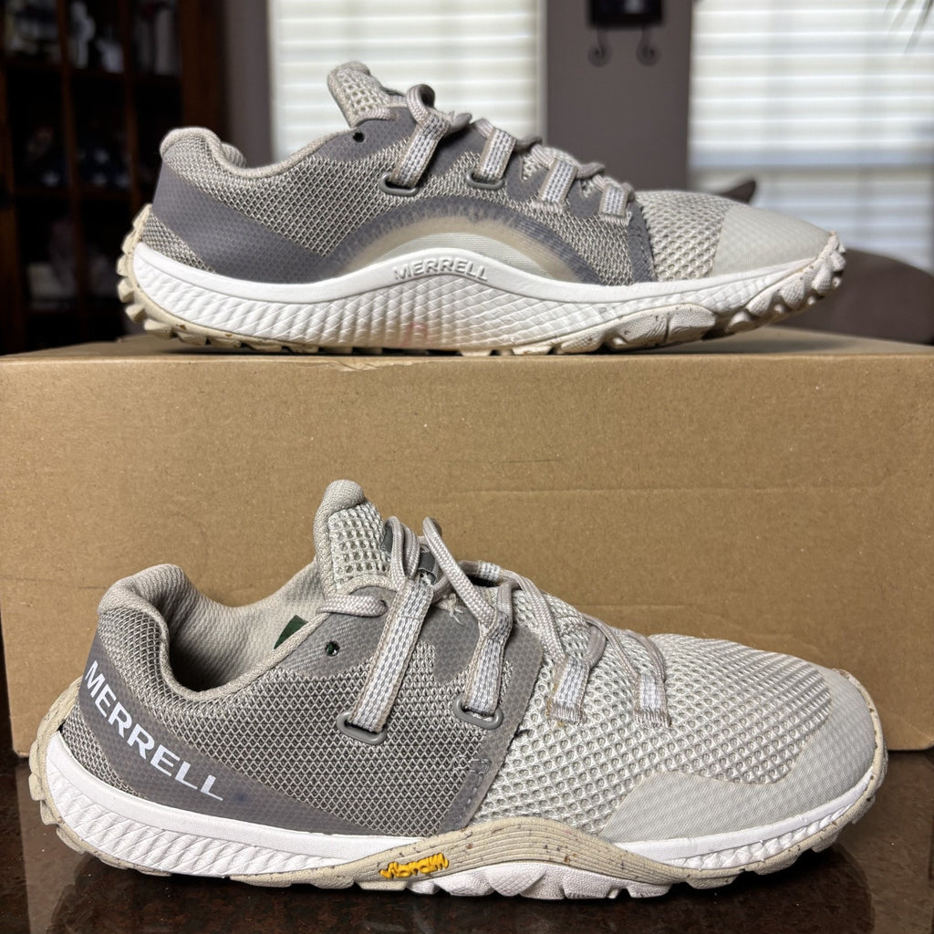 Merrell Trail Glove 6 Women's 6 White Outdoor Barefoot Minimalist Shoes Sneakers