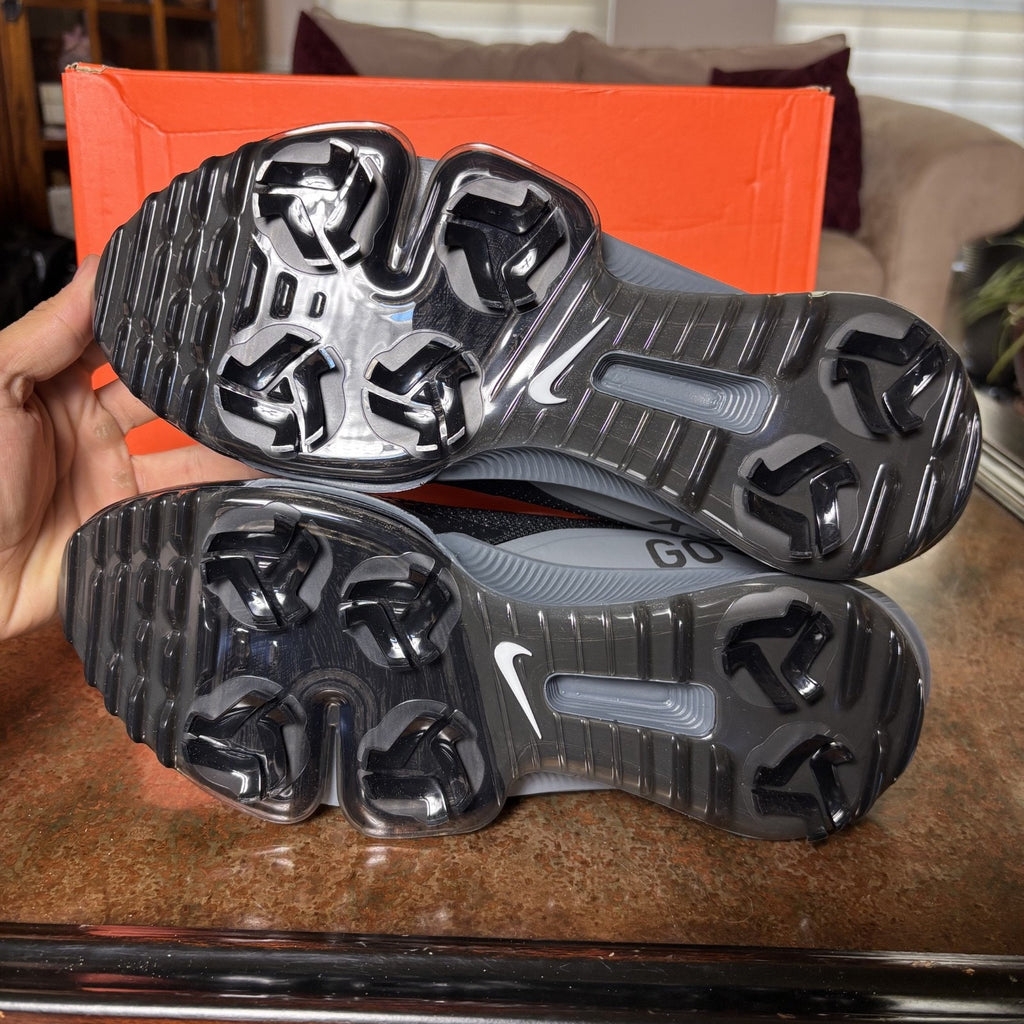 Nike Air Zoom Infinity Tour 2 Next% GTX Golf Shoes Black Grey Cleats Mens Sizes