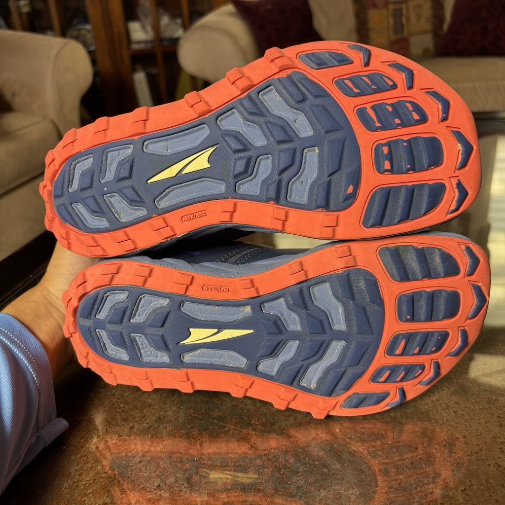 Altra Superior 5 Shoes Women's 8 Blue Trail Running Athletic Zero Drop Sneakers