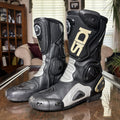 Sidi Vertebra System Motorcycle Racing Boots Mens Size 10 EU 44 Black Motorcross
