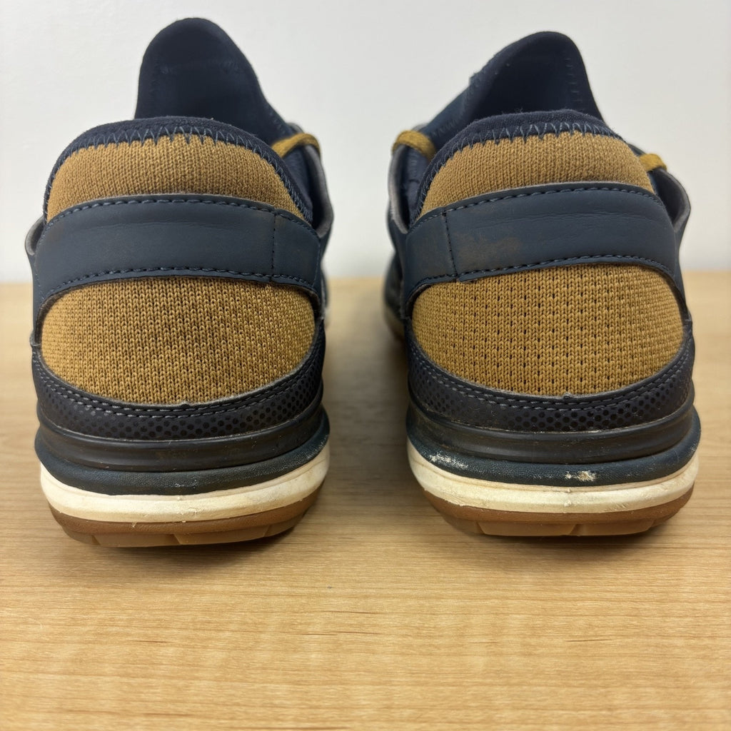 LEMS Mesa Coastal Shoes Mens 10 D Blue Wheat Minimalist Hiking Athletic Running