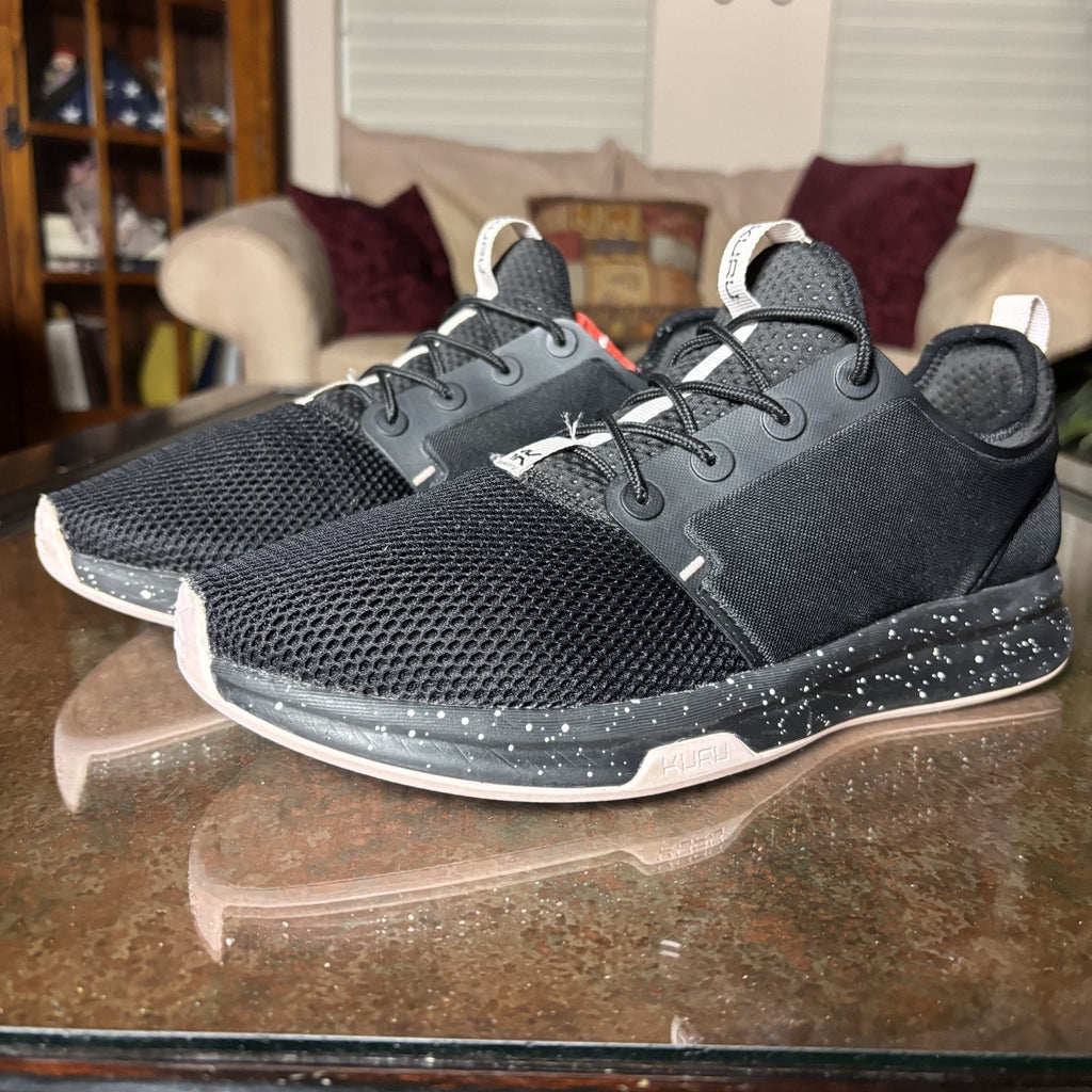 Kuru Atom Shoes Women's Size 11.5 Black Pink Athletic Comfort Walking Sneakers