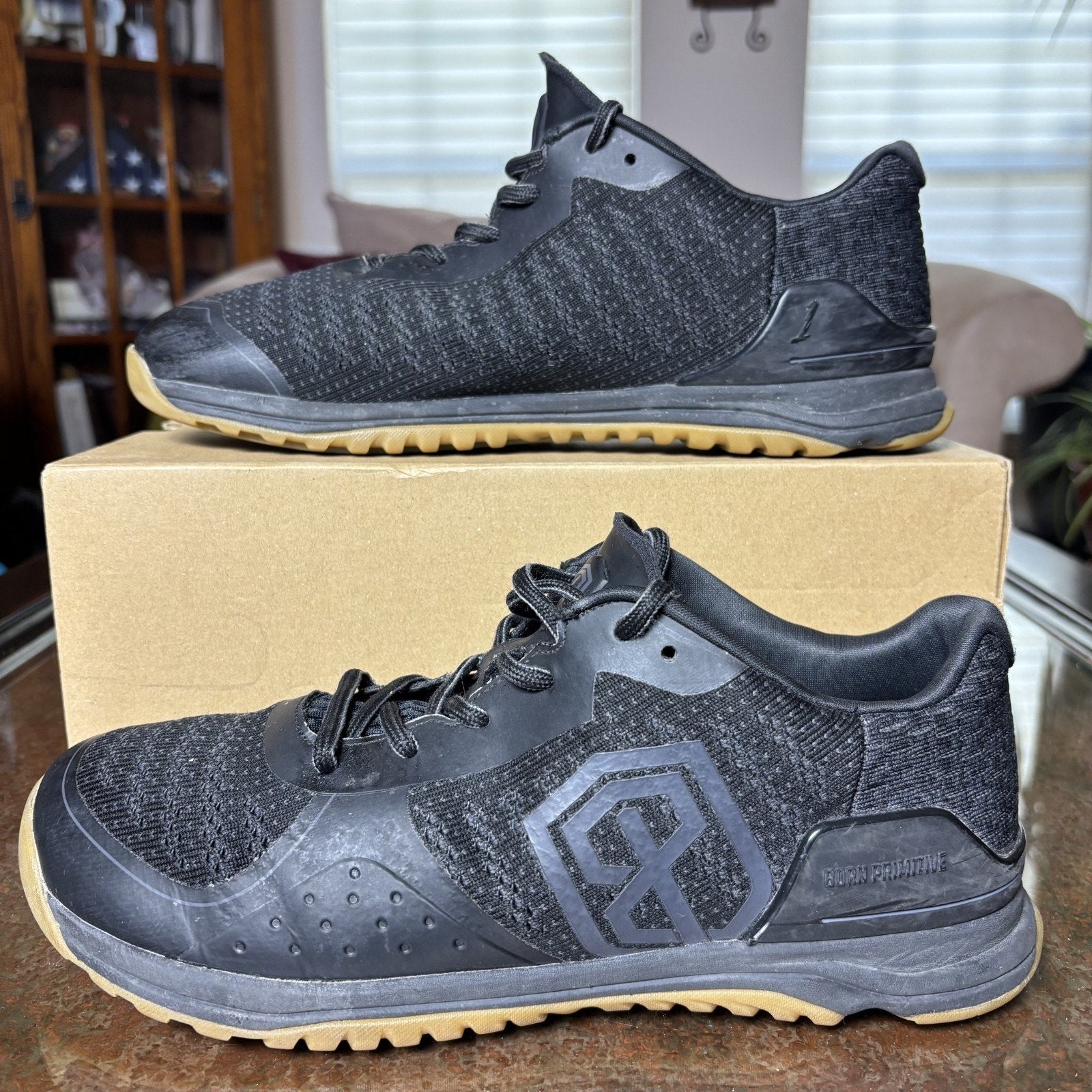 Born Primitive Savage 1 Shoes Men's 11 Black Gum Gym Training Athletic Lifting