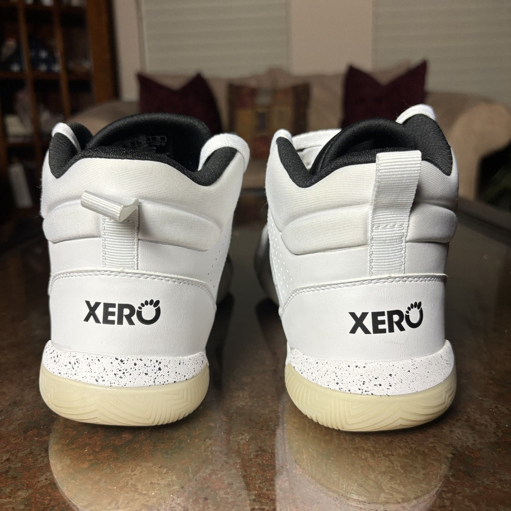 Xero Shoes X1 Mid Basketball Mens 11 White Barefoot Minimalist Athletic Sneakers