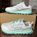Altra Lone Peak 7 Shoes Women's 6.5 Wide White Teal Trail Running Athletic Gym