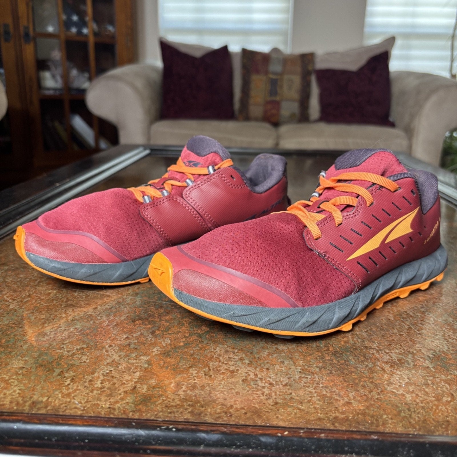 Altra Superior 5 Shoes Women's Size 9 Red Trail Running Gym Sneakers AL0A5483666